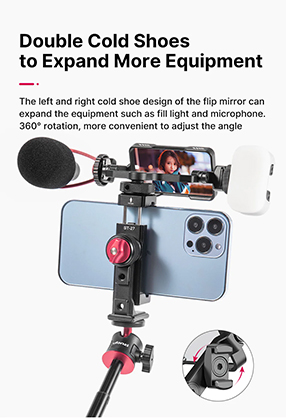 1020208_C.jpg - Ulanzi Phone Clip and Flip Mirror Kit - Image 3