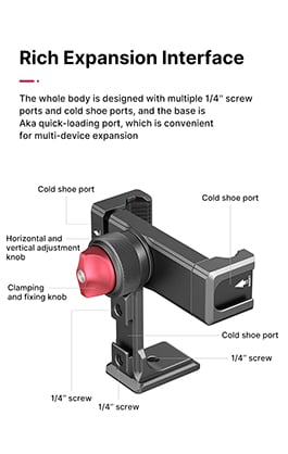 1020208_E.jpg - Ulanzi Phone Clip and Flip Mirror Kit - Image 5
