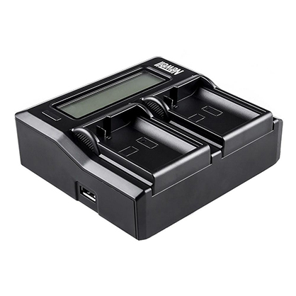 1020348_B.jpg - Newell DC-LCD Dual Batt Charger for NP-T125 - Thumbnail 1