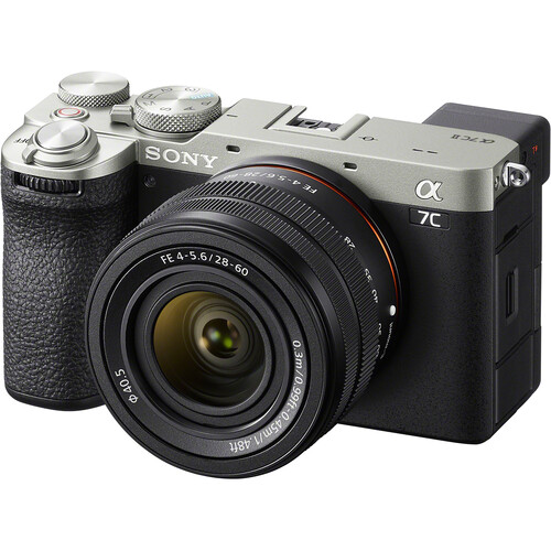 Sony a7C II with 28-60mm Lens - Silver + bonus tripod worth $378.00