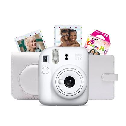 Fujifilm Instax Mini 12 White Gift Pack Limited Edition - Best Available Image