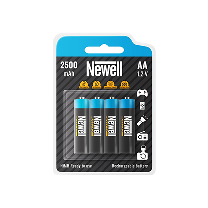 Newell Rechargeable NiMH AA 2500 x4