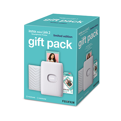 Instax Mini Link 2 Photo Printer - Clay White (2023 Ltd Ed Gift Pack)