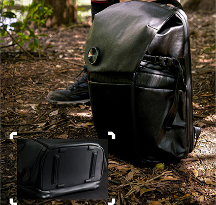 1022368_B.jpg - VSGO V-BP01 Black Snipe 25L Backpack - Image 2