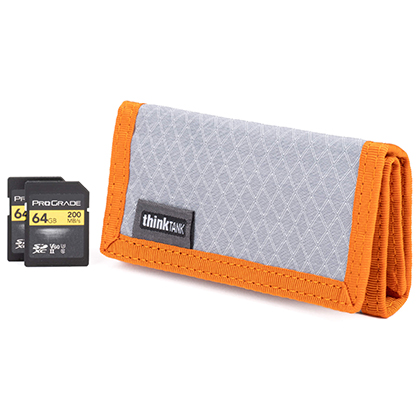 ThinkTank Pixel Pocket Rocket V2 SD Card Holder Fireside Orange