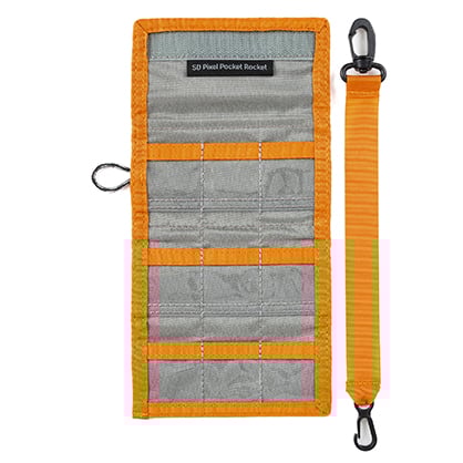 1022508_A.jpg - ThinkTank Pixel Pocket Rocket V2 SD Card Holder Fireside Orange - Image 1