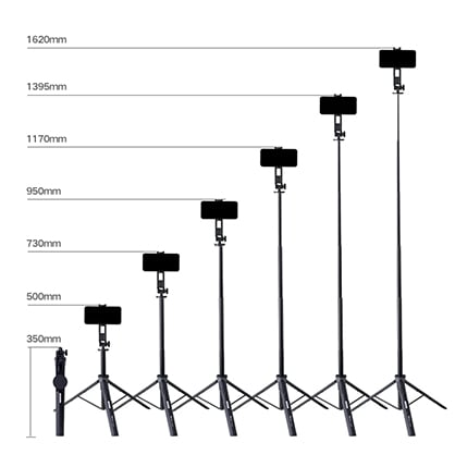 1022628_B.jpg - XILETU XSG-5S 1.62m Bluetooth Selfie Tripod