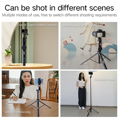 1022628_C.jpg - XILETU XSG-5S 1.62m Bluetooth Selfie Tripod - Image 3