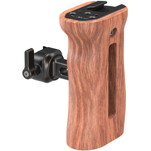 SmallRig Wooden Side Handle with NATO Clamp 2187B - Best Available Image