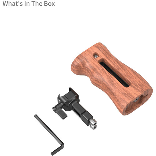 1022688_B.jpg - SmallRig Wooden Side Handle with NATO Clamp 2187B - Thumbnail 2
