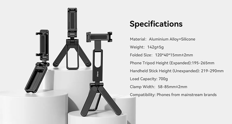 1023058_E.jpg - Ulanzi MA26 Foldable Pocket Phone Tripod