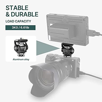 1023078_B.jpg - Ulanzi U-150 Monitor Adjustable Swivel Ball Head - Image 2