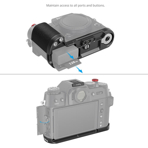 1023238_C.jpg - SmallRig Silicone L-Shape Grip for FUJIFILM X-T50 (Black) 4783B - Image 3