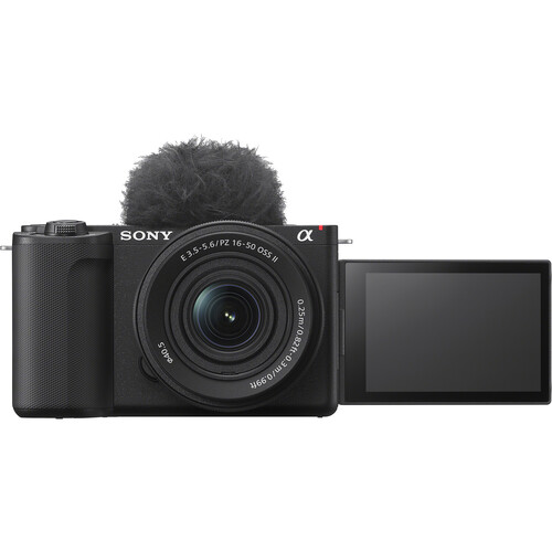 Sony ZV-E10 II Camera with 16-50mm Lens (Black)  + Bonus Vlogging Tripod Kit