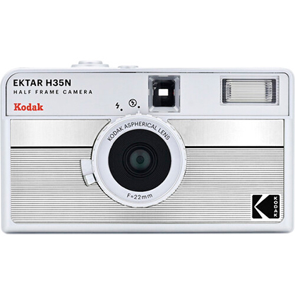 1023458_A.jpg - Kodak Ektar H35N Half-Frame Film Camera (Striped Silver) - Thumbnail 1