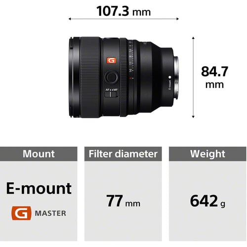 1023498_D.jpg - Sony FE 85mm f/1.4 GM II Lens - Thumbnail 4