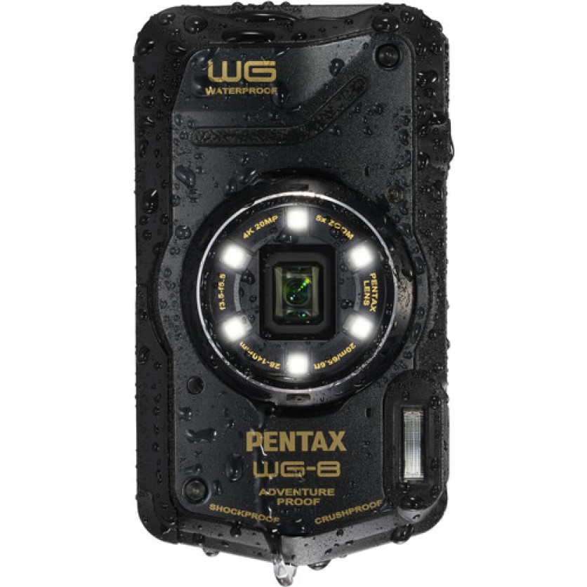 PENTAX WG-8 Digital Camera (Black)