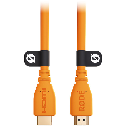 1023738_A.jpg - RODE HDMI to HDMI 2.1 Cable 1.5m Orange - Thumbnail 1