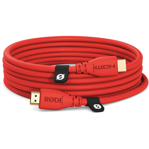 RODE HDMI to HDMI 2.1 Cable 3m Red - Best Available Image