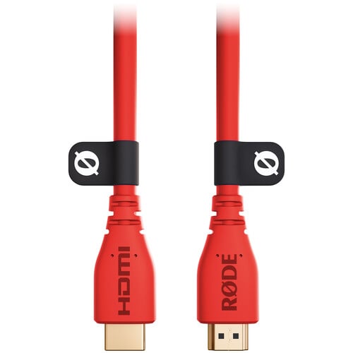 1023748_A.jpg - RODE HDMI to HDMI 2.1 Cable 3m Red - Image 1