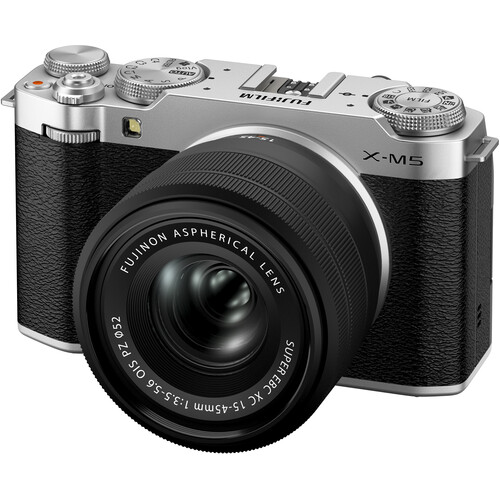 Best image for FUJIFILM X-M5 Mirrorless Camera with XC 15-45mm f/3.5-5.6 Lens (Silver)