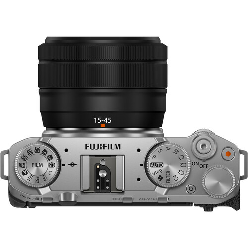 1023848_A.jpg - FUJIFILM X-M5 Mirrorless Camera with XC 15-45mm f/3.5-5.6 Lens (Silver) - Image 1