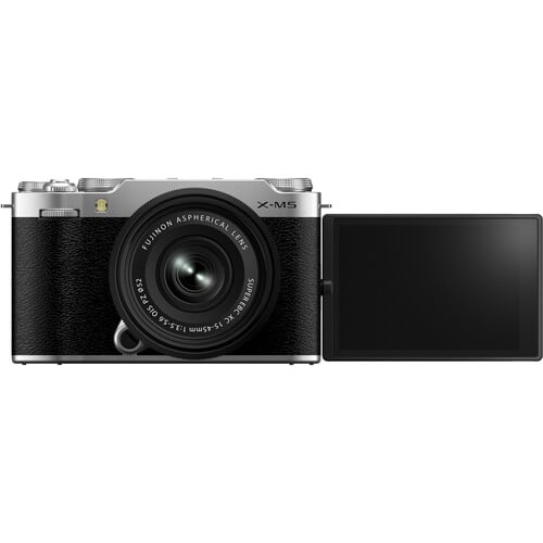 1023848_E.jpg - FUJIFILM X-M5 Mirrorless Camera with XC 15-45mm f/3.5-5.6 Lens (Silver) - Image 5