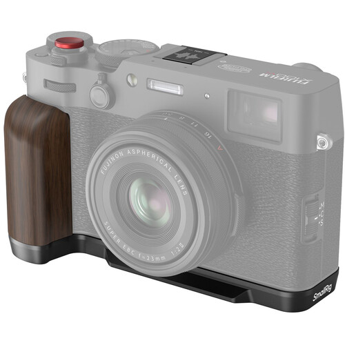SmallRig Wooden L-Shaped Grip for FUJIFILM X100VI / X100V (Black) 4805 - Best Available Image