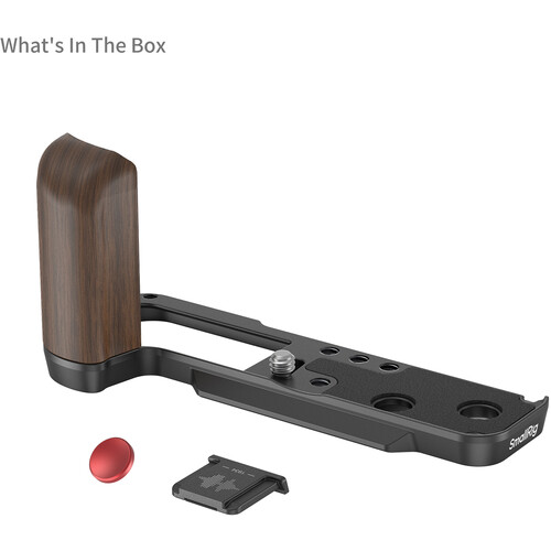 1024068_B.jpg - SmallRig Wooden L-Shaped Grip for FUJIFILM X100VI / X100V (Black) 4805 - Image 2