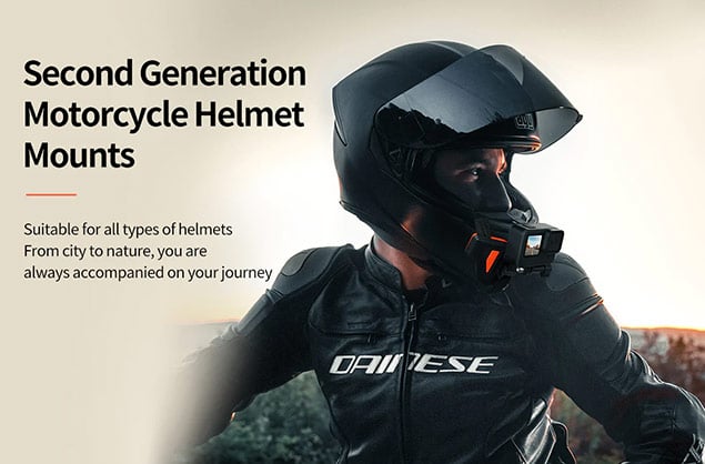 Best image for Telesin Motorcycle Helmet Chin Strap for Action Camera