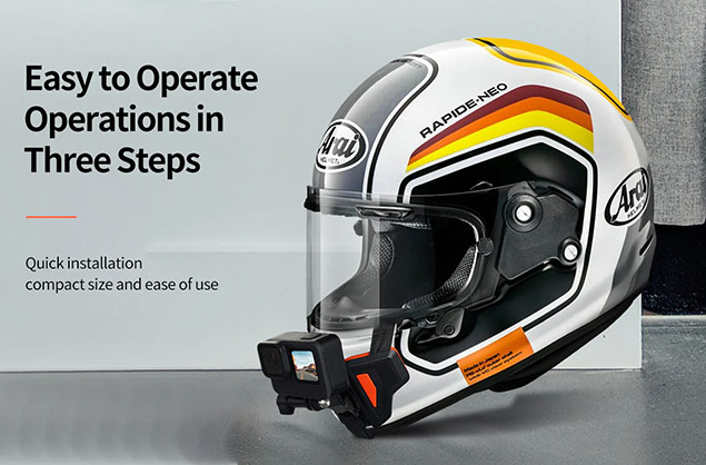 1024188_E.jpg - Telesin Motorcycle Helmet Chin Strap for Action Camera - Thumbnail 5