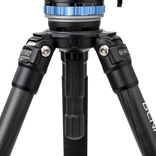 1024278_C.jpg - Benro C373F Carbon Fiber Single-Tube Tripod with S8Pro Fluid Video Head - Image 3
