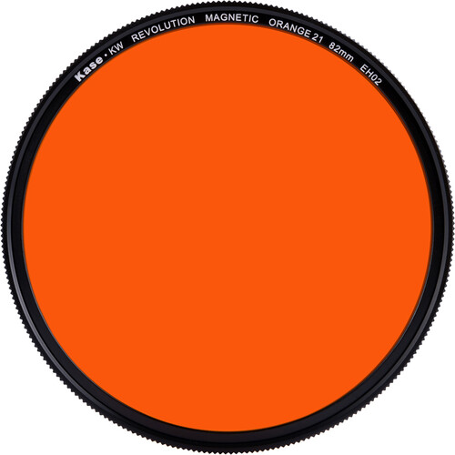 Kase Revolution Black and White Filter with Magnetic Adapter (Orange, 82mm)