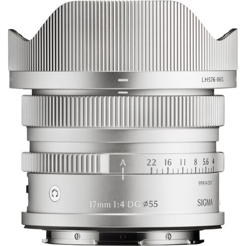 Sigma 17mm f/4 DG Contemporary Lens (Sony FE Mount, Silver)