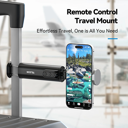 1024838_A.jpg - Telesin Travel Mount-Clamp Phone Holder with Remote Control - Image 1