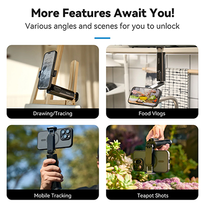 1024838_F.jpg - Telesin Travel Mount-Clamp Phone Holder with Remote Control - Thumbnail 6