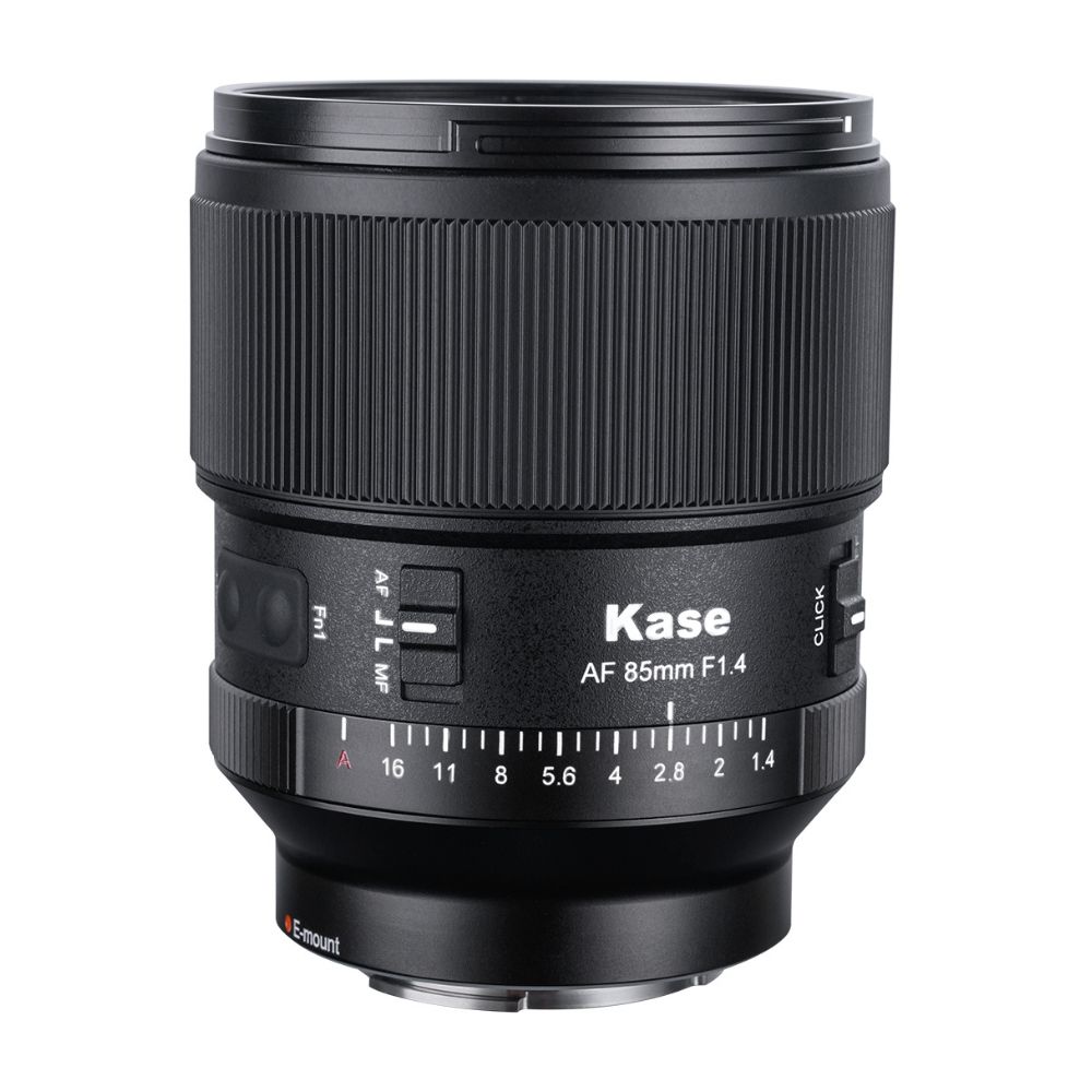 Kase 85mm F1.4 AF Lens - Sony FE Mount with magnetic filter technology