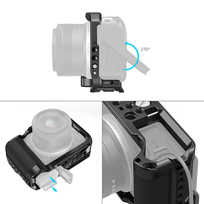 1024958_B.jpg - SmallRig Camera Cage for Canon EOS R50 V (Black) 5427B - Image 2