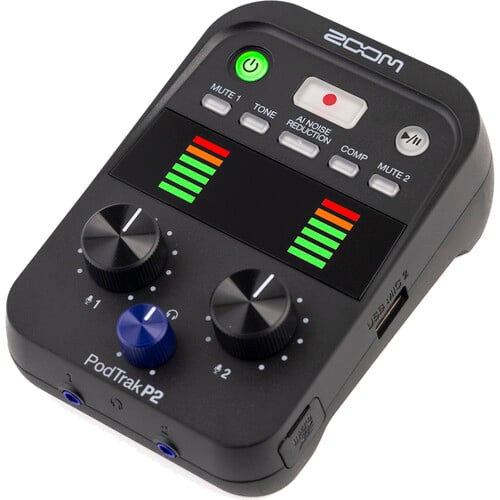 Best image for Zoom PodTrak P2 Dual USB Mic Recorder for Podcasters