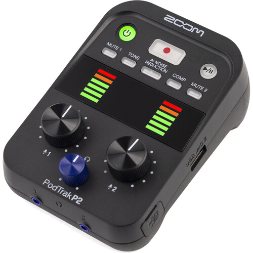 Best image for Zoom PodTrak P2 Dual USB Mic Recorder for Podcasters