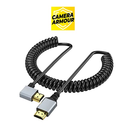 Best image for Camera Armour Coiled Right HDMI to HDMI Cable
