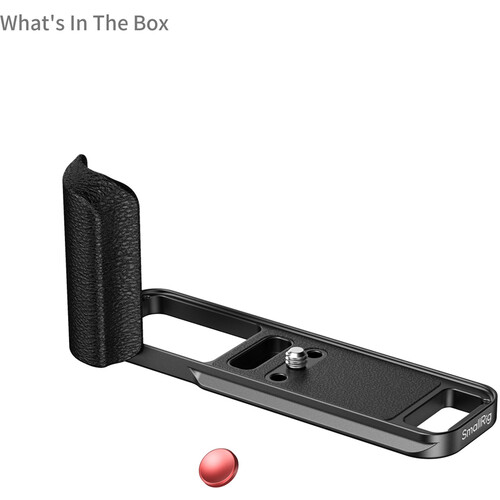 1025218_C.jpg - SmallRig L-Shaped Mount Plate Silicone Handle for FUJIFILM X-E5 (Black) 5448 - Thumbnail 3