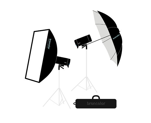 Broncolor Stelos 800 L Inspiration Kit with 2 Stelos 800 L - Best Available Image