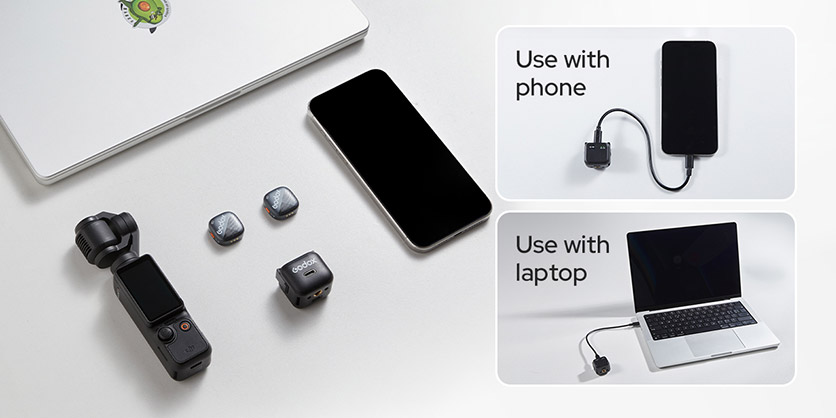 1025378_D.jpg - Godox Cube-OP3 1-Person Wireless Microphone for DJI Osmo Pocket 3 - Image 4