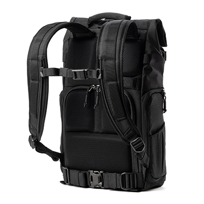 1025398_A.jpg - Think Tank Photo FocusPoint Rolltop Camera Backpack (Asphalt Black, 22L) - Image 1