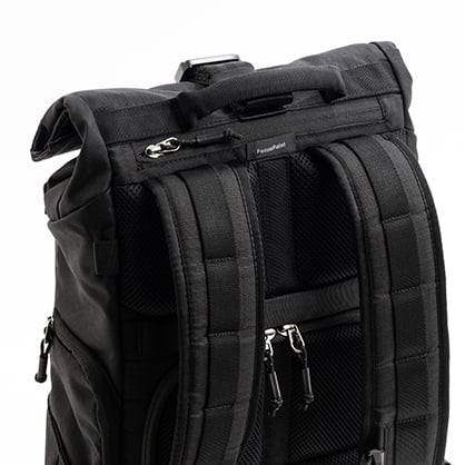 1025398_D.jpg - Think Tank Photo FocusPoint Rolltop Camera Backpack (Asphalt Black, 22L) - Thumbnail 4