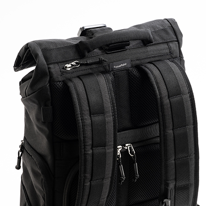 1025398_D.jpg - Think Tank Photo FocusPoint Rolltop Camera Backpack (Asphalt Black, 22L) - Image 4