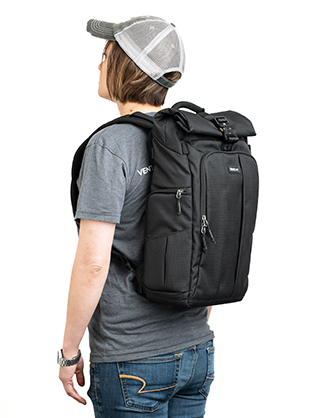 1025398_F.jpg - Think Tank Photo FocusPoint Rolltop Camera Backpack (Asphalt Black, 22L) - Thumbnail 6