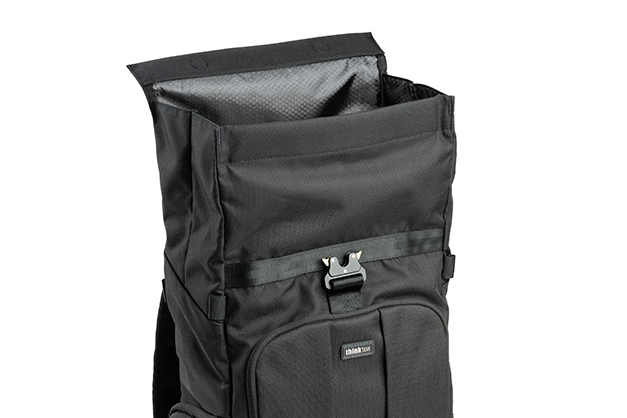 1025398_I.jpg - Think Tank Photo FocusPoint Rolltop Camera Backpack (Asphalt Black, 22L) - Image 9