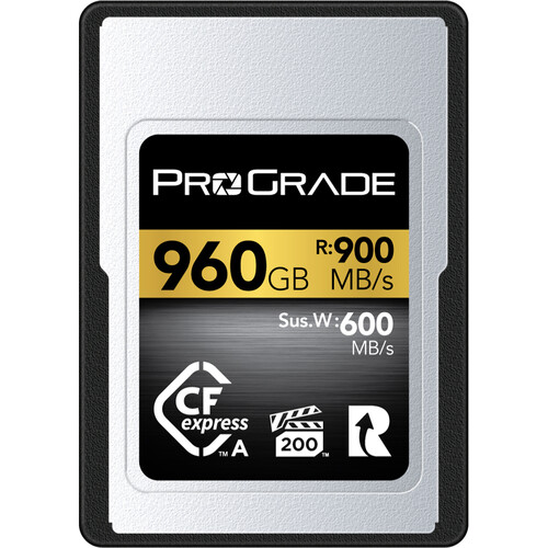 Best image for ProGrade 960GB CFexpress 2.0 Type A Gold Memory Card